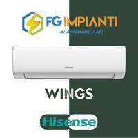 Climatizzatore Hisense Wings 9000/12000 BTU R32
