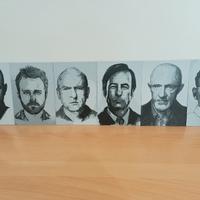 Quadretti personaggi di Breaking Bad