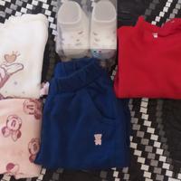 Abbigliamento bimba autunno/inverno 3/6/9 mesi set