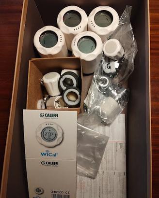 4 testine cronotermostatiche Caleffi nuove