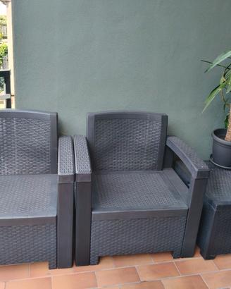 Set salotto giardino/terrazzo