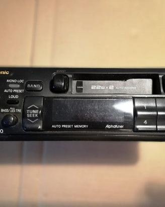 Autoradio Panasonic d30-VINTAGE /anni 80