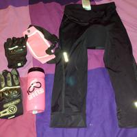 Pantaloni imbottiti per bicicletta, tg L