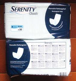 SERENITY pannolIni rettangolari anziani 30 pezzi