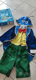 Vestito carnevale grillo parlante pinocchio 