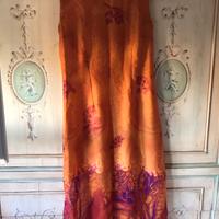 Vestito lungo arancione