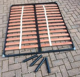 Rete letto matrimoniale doghe in legno