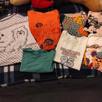 Lotto 7 magliette e camicie da notte