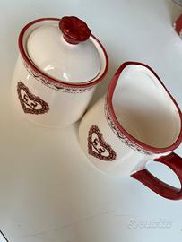 Set zuccheriera e bricco