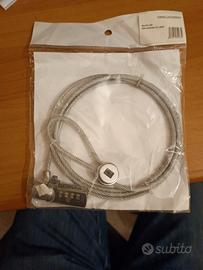 Cavo Antifurto per PC,Notebook,Laptop Lucchetto 
