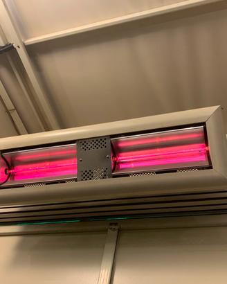 Stufa elettrica ad infrarossi per esterni