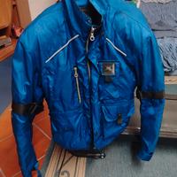 Giubbotto moto con protezioni