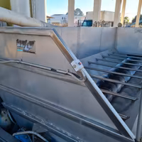 Tramoggia Ricezione Uve in Acciaio Inox con Doppia