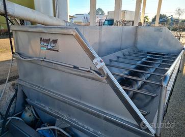 Tramoggia Ricezione Uve in Acciaio Inox con Doppia