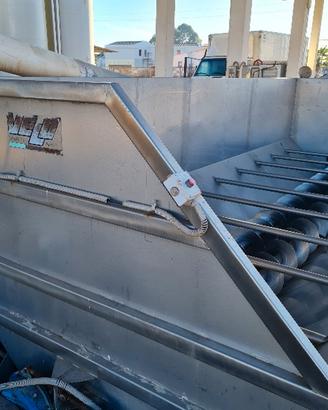 Tramoggia Ricezione Uve in Acciaio Inox con Doppia