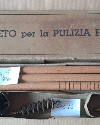 Bacchette pulizia fucile vintage