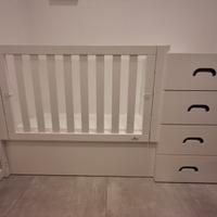 Lettino neonati trasformabile