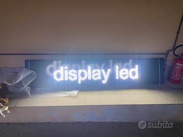 Insegna luminosa Display led bianchi 200 x 40