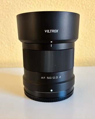 Viltrox 50mm f2 attacco Nikon Z