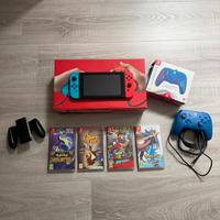 Nintendo Switch + 4 giochi + controller
