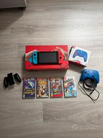 Nintendo Switch + 4 giochi + controller