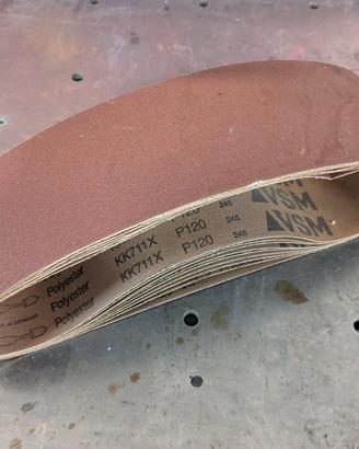 carta vetrata nastro levigatrice