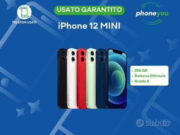 iPhone 12 mini 256Gb mix colori USATO garanzia