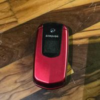 Samsung E2210B pieghevole, caricatore e auricolari