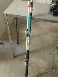 3 canne da pesca da siluro 