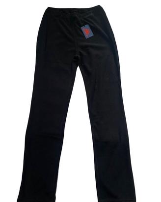 Pantaloni Robe di Kappa pile nero taglia S