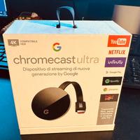 chromecast ultra nuovo in box sigillato