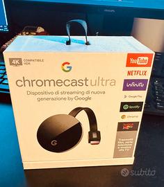 chromecast ultra nuovo in box sigillato