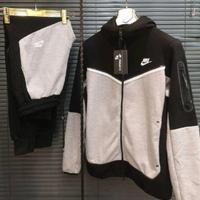 Tuta Nike tech fleece Nera e grigia