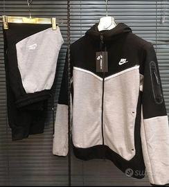 Tuta Nike tech fleece Nera e grigia