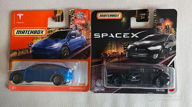  Matchbox Tesla ModelY + Tesla Model X