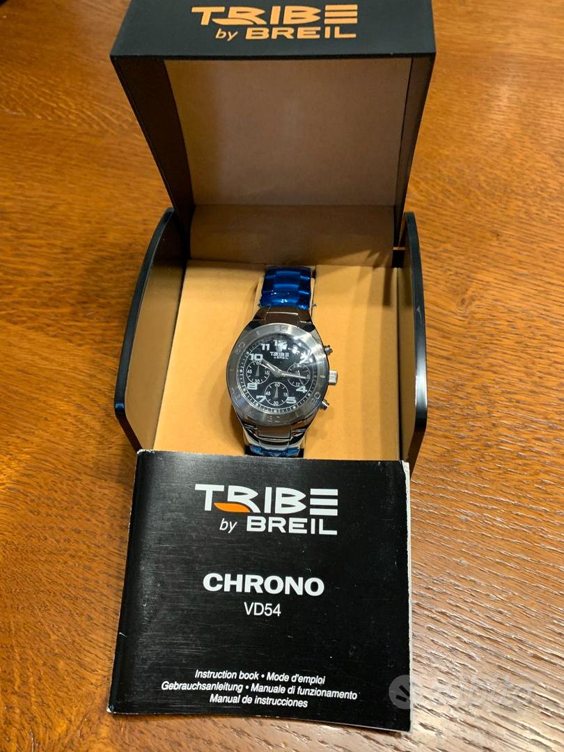 Cronografo TRIBE by BREIL VD54 nuovo Abbigliamento e Accessori