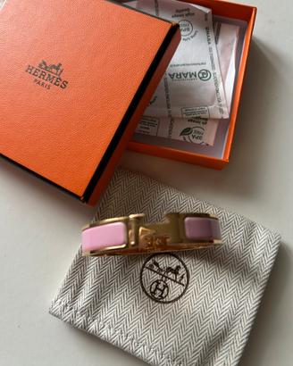 Bracciale Hermes Clic H Color Rosa