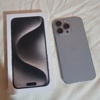 iPhone 15 pro max titanio 256 giga