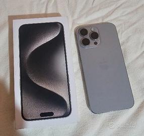 iPhone 15 pro max titanio 256 giga