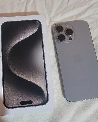 iPhone 15 pro max titanio 256 giga