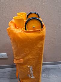 Lettino da viaggio più materassino tutto Giordani