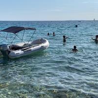 Gommone con motore 20 cv