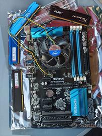 MB RAM DDR CPU i7 con ventola scheda madre