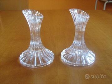 Porta candele in vetro