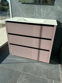 Mobile bagno cm 97 colore Glicine Opaco