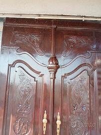 vecchia porta a 2 ante