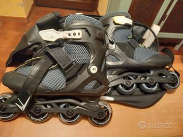 pattini oxelo adulti con protezioni e sacca