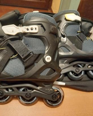 pattini oxelo adulti con protezioni e sacca