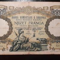 20 FRANCHI OCCUPAZIONE ITA IN ALBANIA 