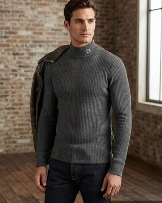 Maglia collo alto ralph lauren rrl grigia
